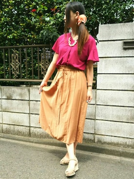 おるたんさん（レディース・162cm）の夏コーディネート