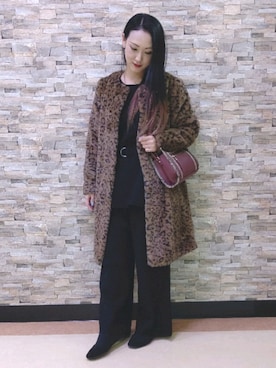 「ドレスキップ」｜「アイテム（その他アウター）」を使った、おるたんさん（レディース・162cm）の冬コーディネート