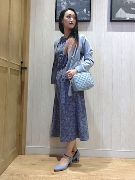 「ドレスキップ」｜「アイテム（ブルゾン）」を使った、おるたんさん（レディース・162cm）の春コーディネート