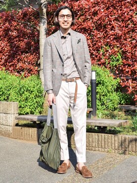 「GUY ROVER（ギローバー）のアイテム」を使った、takuma_suzukiさん（メンズ・183cm）の春コーディネート