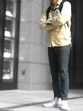 「capri（カプリ）のアイテム」を使った、つさん（メンズ・177cm）の春コーディネート