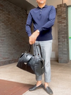 「ARFANGO（アルファンゴ）のアイテム」を使った、つさん（メンズ・177cm）の秋コーディネート