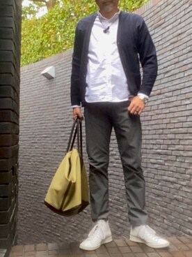 「Armor lux（アルモーリュックス）のアイテム」を使った、つさん（メンズ・177cm）の秋コーディネート