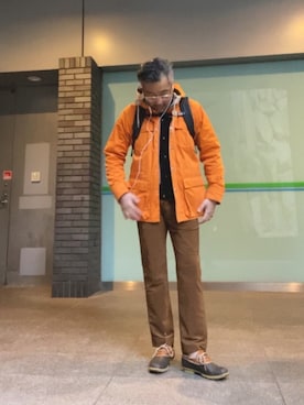 「DENHAM（デンハム）のアイテム（ジャケット/アウター）」を使った、つさん（メンズ・177cm）の冬コーディネート
