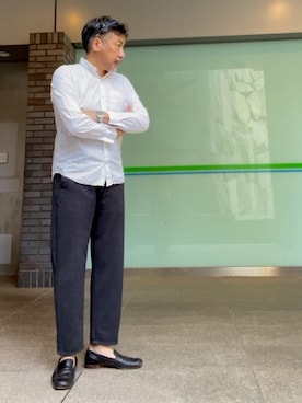 「ARFANGO（アルファンゴ）のアイテム」を使った、つさん（メンズ・177cm）の春コーディネート