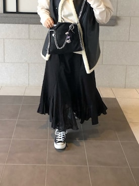 「アイテム（その他雑貨）」を使った、Ryokaさん（レディース・155cm）の冬コーディネート
