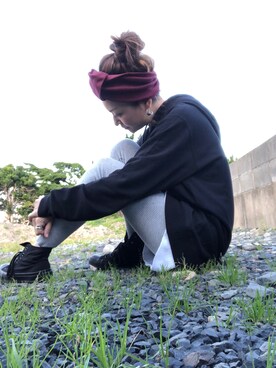 「folklore（フォルクローレ）のアイテム」を使った、Milyさん（レディース・157cm）の秋コーディネート