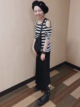 「CINZIA ARAIA（チンツィア アライア）のアイテム」を使った、Milyさん（レディース・157cm）の秋コーディネート