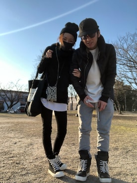 「CODY SANDERSON（コディサンダーソン）のアイテム」を使った、Milyさん（レディース・157cm）の春コーディネート