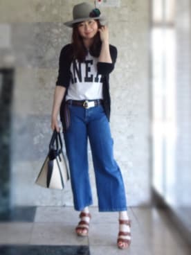 「ISABEL MARANT（イザベルマラン）のアイテム（サンダル）」を使った、ヨウコさん（レディース・161cm）の春コーディネート