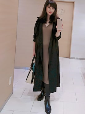 「ISABEL MARANT（イザベルマラン）のアイテム（その他アウター）」を使った、ヨウコさん（レディース・161cm）の秋コーディネート