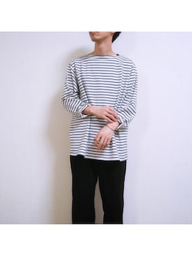 「20/80（テゥエンティーエイティー）のアイテム（アクセサリー）」を使った、ヨシハさん（メンズ・172cm）の春コーディネート