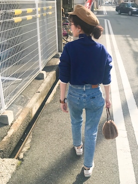 「アイラブCONVERSE」｜pirochanさん（レディース・144cm）の冬コーディネート