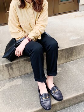 「Daniel Wellington（ダニエルウェリントン）のDaniel Wellington St Mawes 40mm（アナログ腕時計）」を使った、pirochanさん（レディース・146cm）の春コーディネート