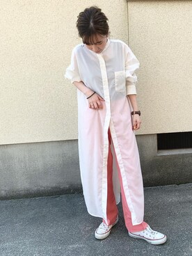 「Daniel Wellington（ダニエルウェリントン）のDaniel Wellington St Mawes 40mm（アナログ腕時計）」を使った、pirochanさん（レディース・146cm）の春コーディネート