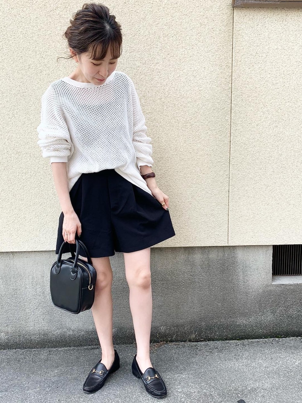 GU（ジーユー）の「（GU）ピンタックショートパンツ（WOMEN