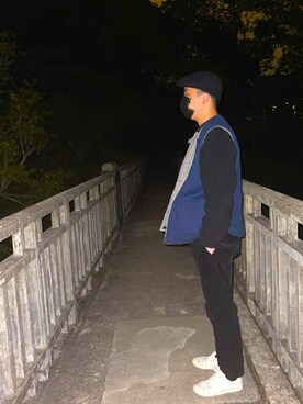 「CS WORKWEARのアイテム」を使った、eugenelee0805さん（メンズ・180cm）の冬コーディネート