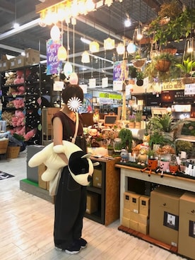 「ROKU」｜「アイテム（オールインワン・サロペット）」を使った、kame✺さん（レディース・158cm）の夏コーディネート