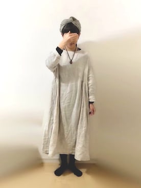 「SO（エスオー）のアイテム（ワンピース/ドレス）」を使った、ratoさん（レディース・154cm）の冬コーディネート