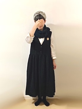 「SO（エスオー）のアイテム（ワンピース/ドレス）」を使った、ratoさん（レディース・154cm）の春コーディネート