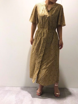 「YECCA VECCA（イェッカヴェッカ）のアイテム（ワンピース）」を使った、m a iさん（レディース・156cm）の夏コーディネート