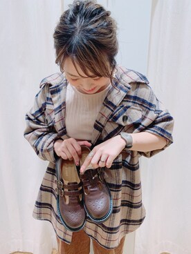 「トレンドコーデ」｜「アイテム（その他アウター）」を使った、コナさん（レディース・150cm）の秋コーディネート