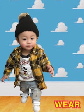 nozoharuさん（キッズ・90cm）の冬コーディネート