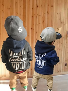 nozoharuさん（キッズ・90cm）の冬コーディネート