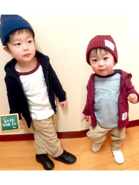 nozoharuさん（キッズ・90cm）の春コーディネート