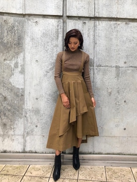 「wearhalloween2019」｜又来綾さん（レディース・163cm）の秋コーディネート