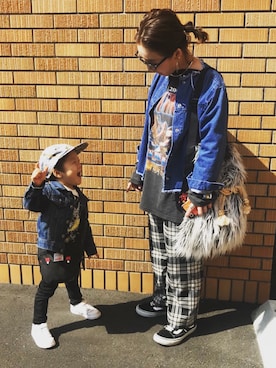 「アイテム（チョーカー）」を使った、y...maiさん（レディース・157cm）の春コーディネート