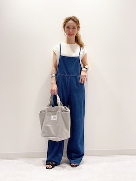 「Lee（リー）のアイテム（バッグ）」を使った、y...maiさん（レディース・157cm）の春コーディネート
