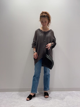 「Levi's」｜「アイテム（サンダル）」を使った、y...maiさん（レディース・157cm）の夏コーディネート