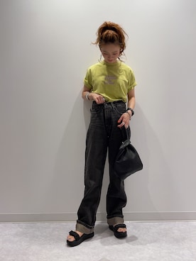 「Levi's」｜「アイテム（サンダル）」を使った、y...maiさん（レディース・157cm）の夏コーディネート