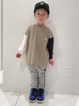 「Champion」｜「アイテム（スウェットパンツ）」を使った、y...maiさん（レディース・157cm）の秋コーディネート