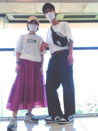 A V V アーヴェヴェ の 100 130 アシンメトリーフリルトレーナーワンピース Web限定サイズ ワンピース Wear