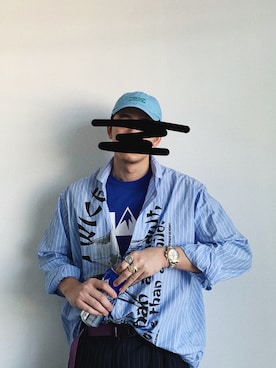 「搭配」｜「アイテム（トップス）」を使った、iam豆腐さん（メンズ・180cm）の秋コーディネート