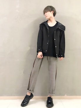 「秋のブラウンスタイル」｜「アイテム（ジャケット/アウター）」を使った、syu-さん（メンズ・168cm）の秋コーディネート