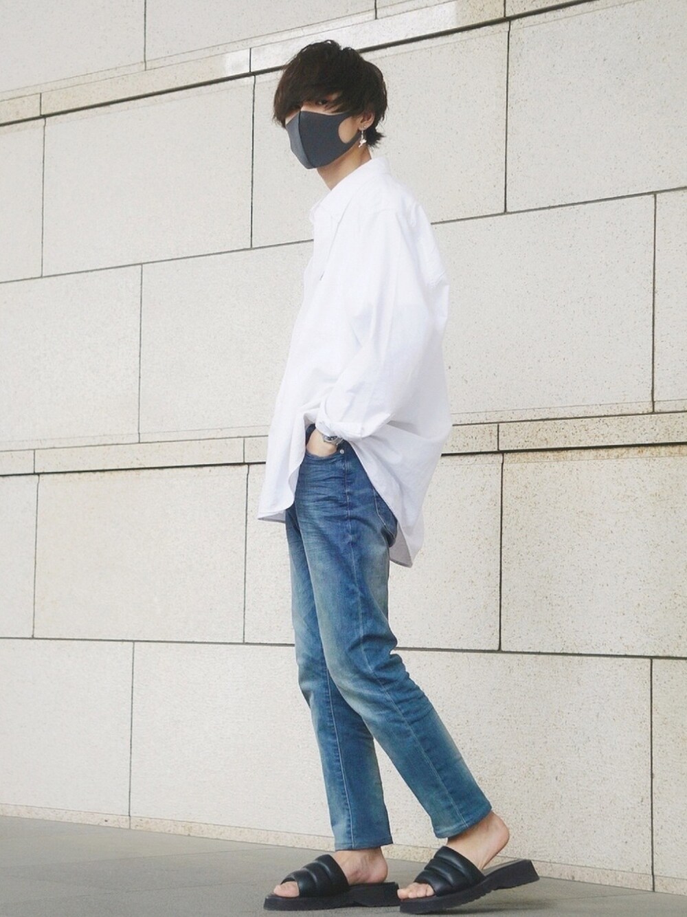 syu-｜THE SHOP TK のデニムパンツを使ったコーディネート - WEAR