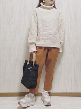 pote☁️さん（レディース・146cm）の春コーディネート