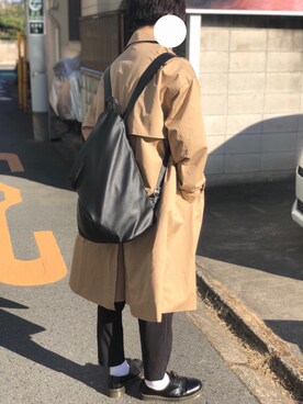 「osharewalker（オシャレウォーカー）のアイテム（バッグ）」を使った、けんとさん（メンズ・180cm）の春コーディネート