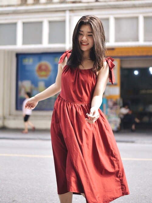 Lily In Wonderland Peach Johnのワンピースを使ったコーディネート Wear