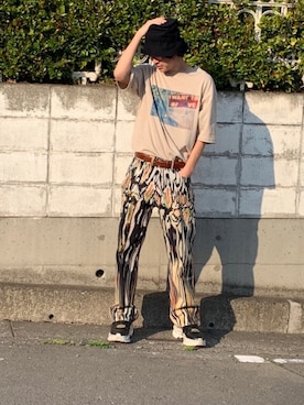 「アイテム（帽子）」を使った、milannnさん（メンズ・186cm・10代）の春コーディネート