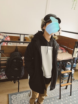 「Gregory」｜「アイテム（モッズコート）」を使った、na*eさん（レディース・163cm）の冬コーディネート
