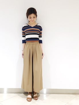 megmiさん（レディース・154cm）の春コーディネート