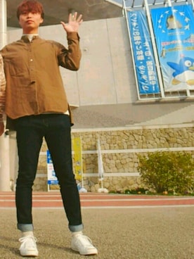 「温かくなってきた」｜舌神さん（メンズ・173cm）の春コーディネート