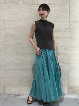 「La TOTALITE（ラトータリテ）のアイテム」を使った、yukimiさん（レディース・160cm）の夏コーディネート