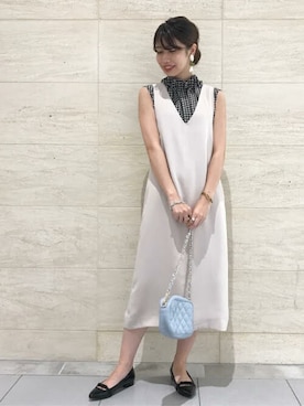 「La TOTALITE（ラトータリテ）のアイテム」を使った、yukimiさん（レディース・160cm）の夏コーディネート