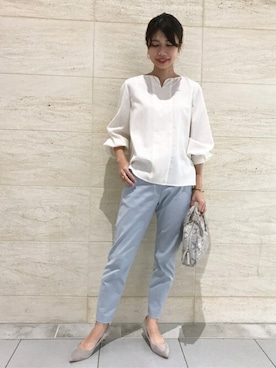 「La TOTALITE（ラトータリテ）のアイテム」を使った、yukimiさん（レディース・160cm）の夏コーディネート