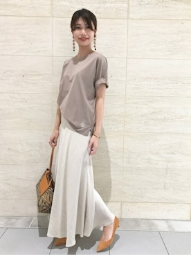 「La TOTALITE（ラトータリテ）のアイテム」を使った、yukimiさん（レディース・160cm）の夏コーディネート